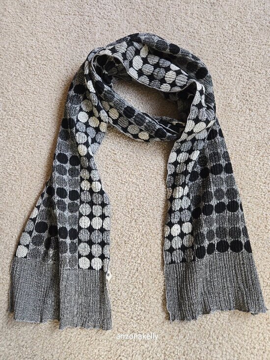 Nuno for MoMA Accessories - NWOT Nuno for MoMA Wool Scarf Japan Design Mid-Century Retro Circles